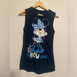 Disney Navy Blue Minnie Mouse Tank Top